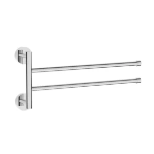 Two-Layer Movable Towel Rack